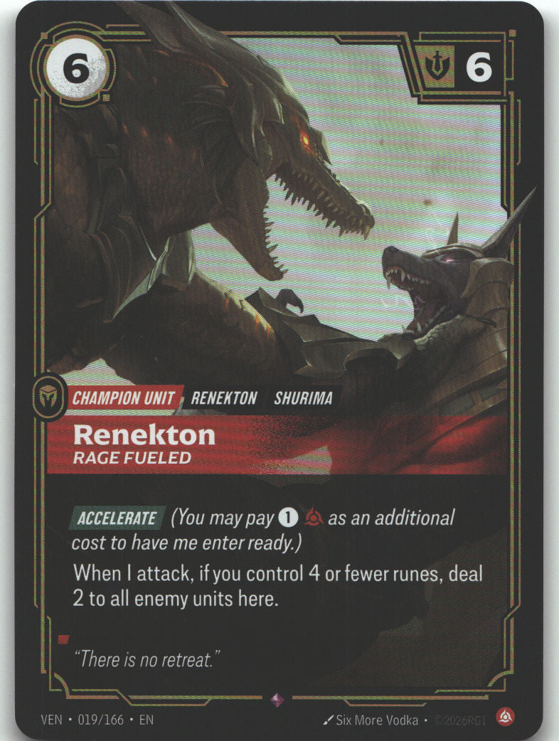 Renekton, Rage Fueled