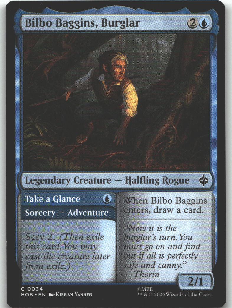 Bilbo Baggins, Burglar