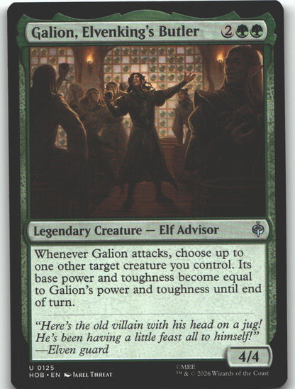 Galion, Elvenking's Butler