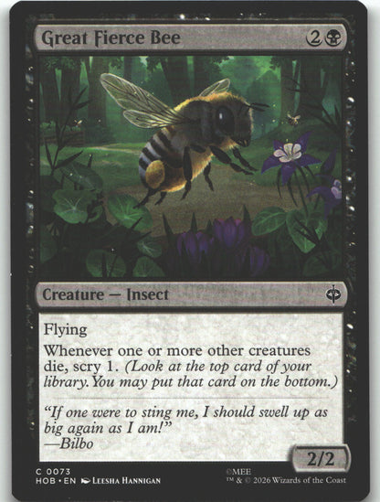 Great Fierce Bee