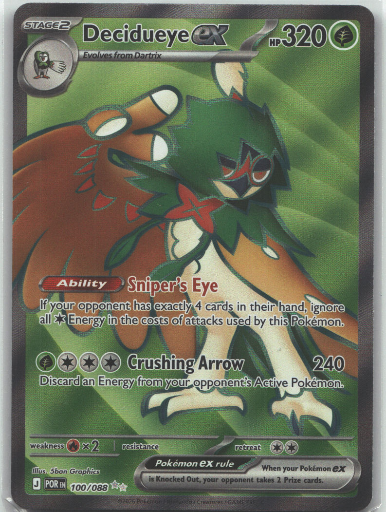 Decidueye ex - 100/088