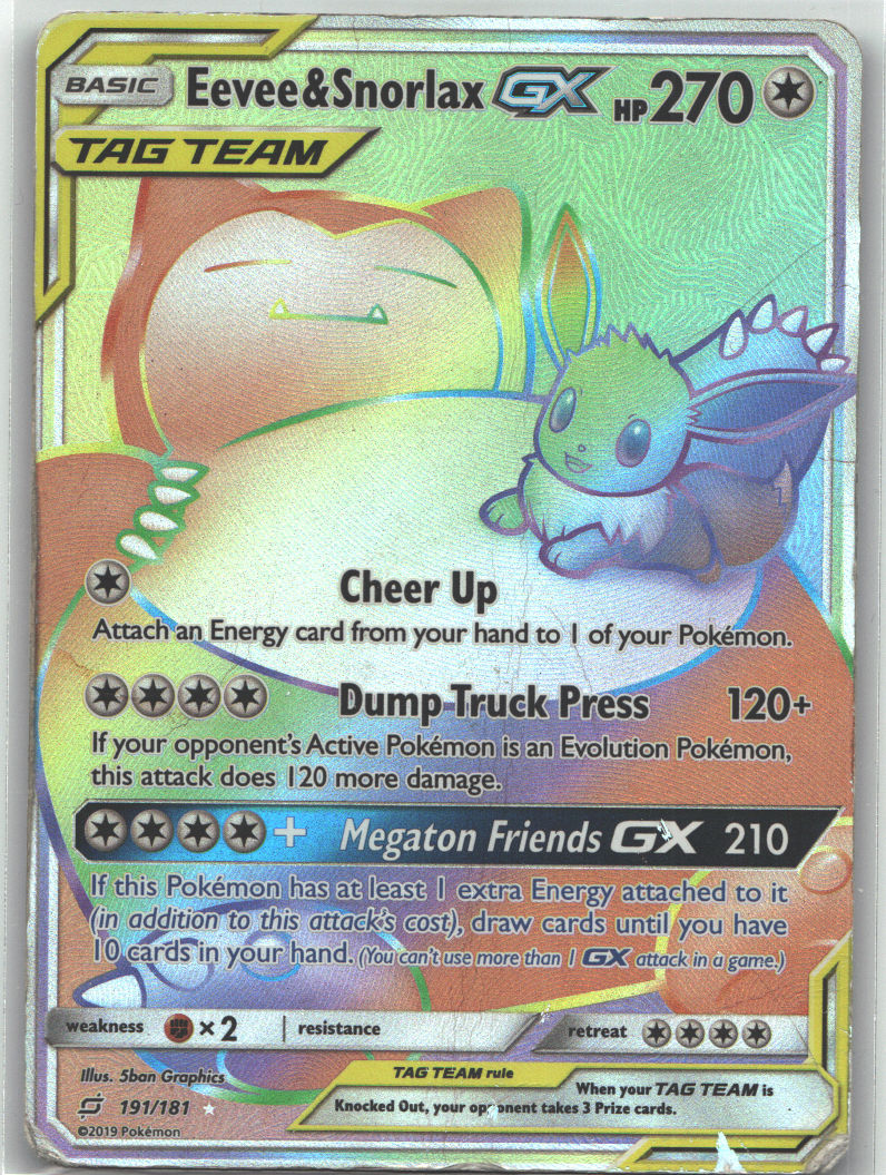Eevee & Snorlax GX (Secret)