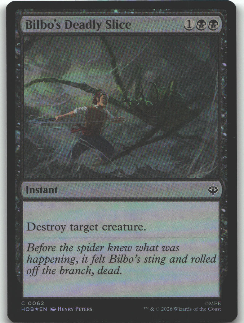Bilbo's Deadly Slice
