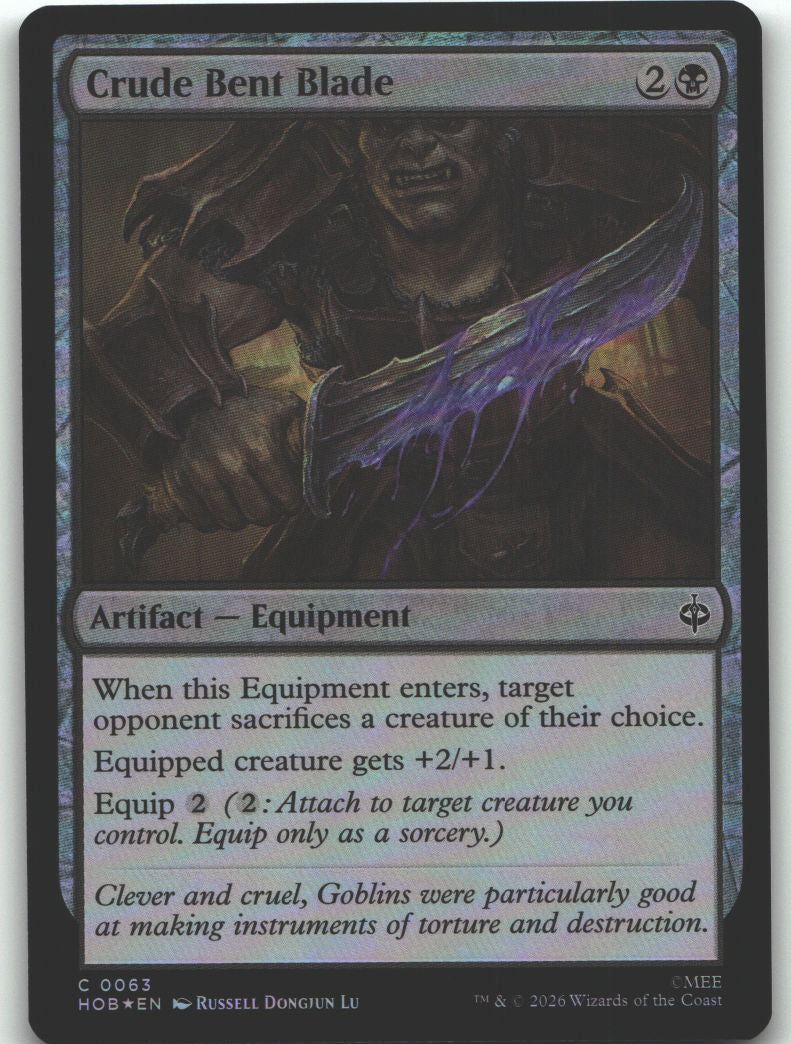 Crude Bent Blade