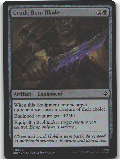 Crude Bent Blade