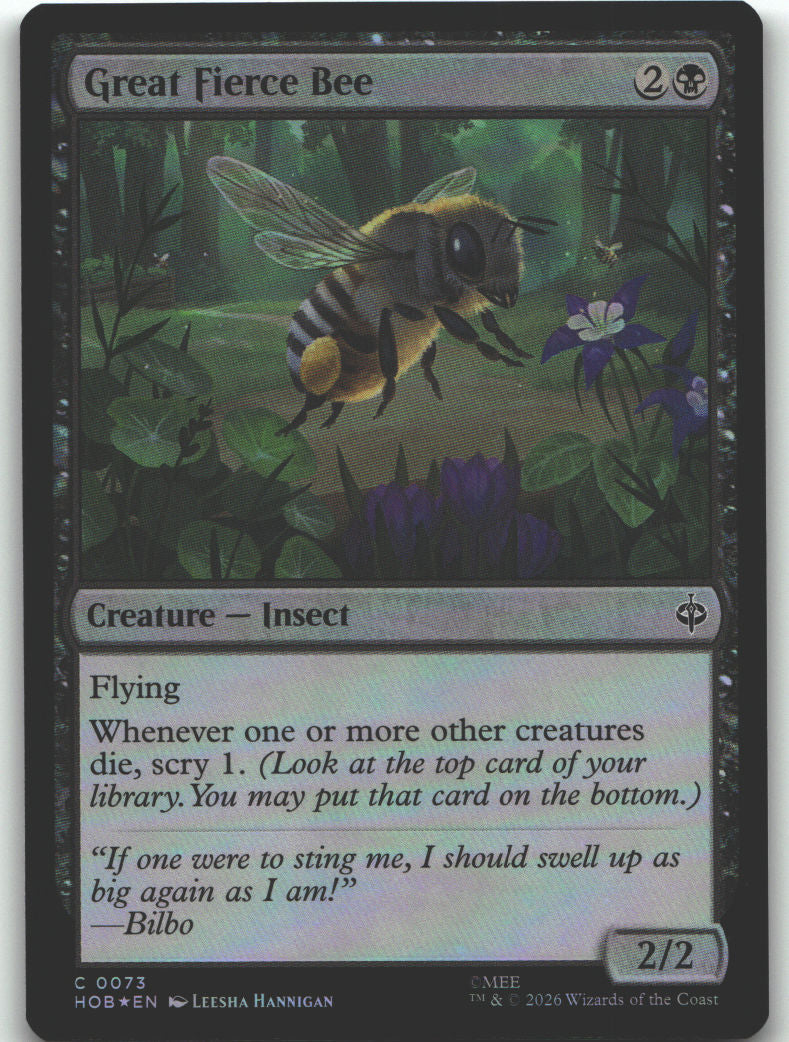 Great Fierce Bee