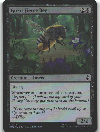 Great Fierce Bee