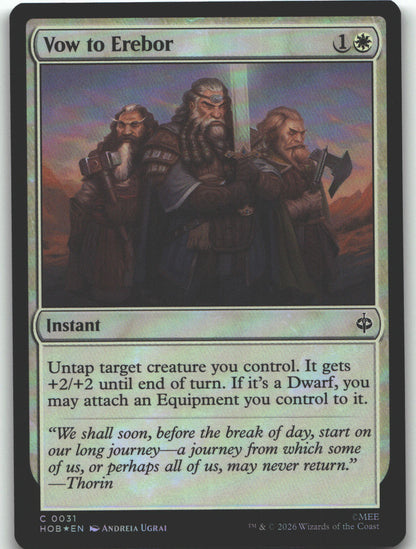 Vow to Erebor