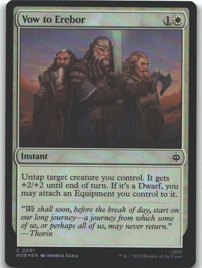 Vow to Erebor