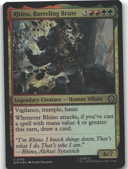 Rhino, Barreling Brute