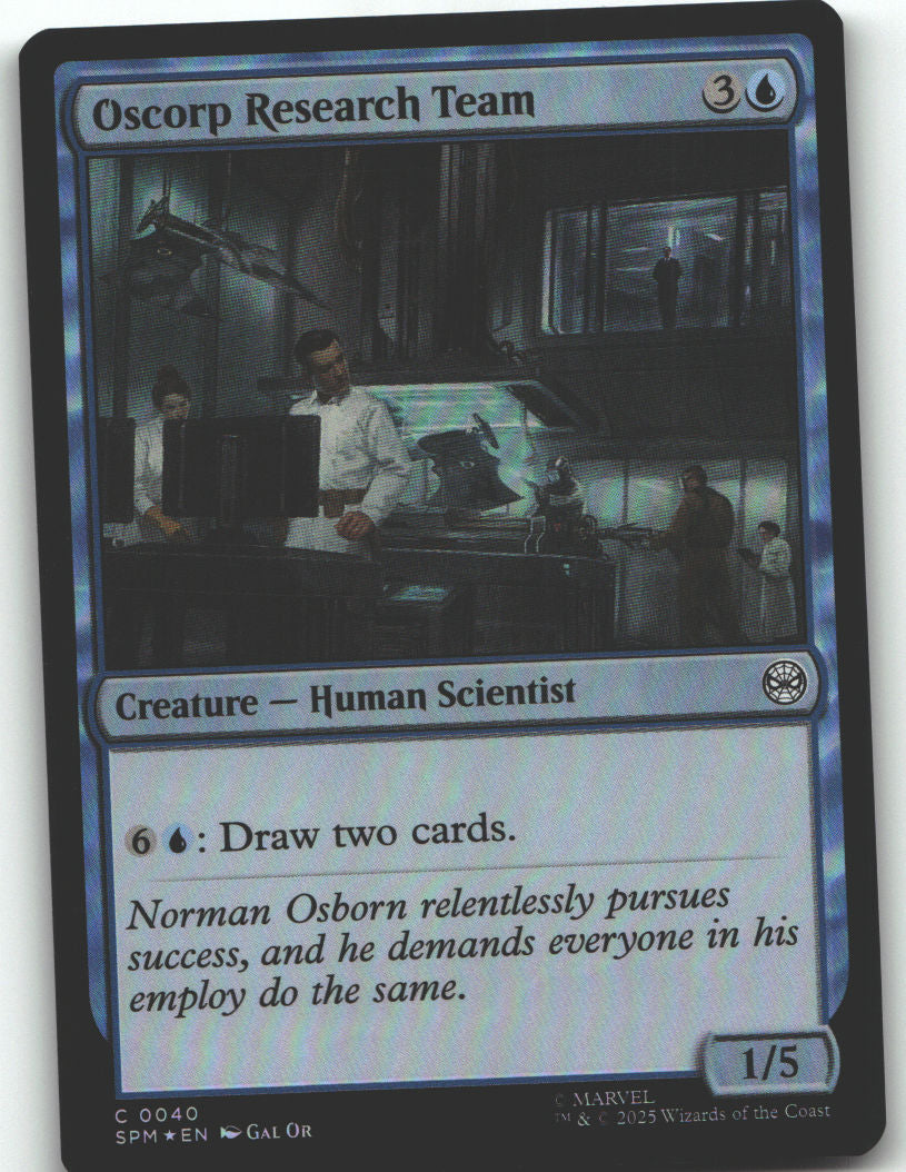Oscorp Research Team