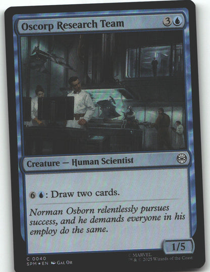 Oscorp Research Team