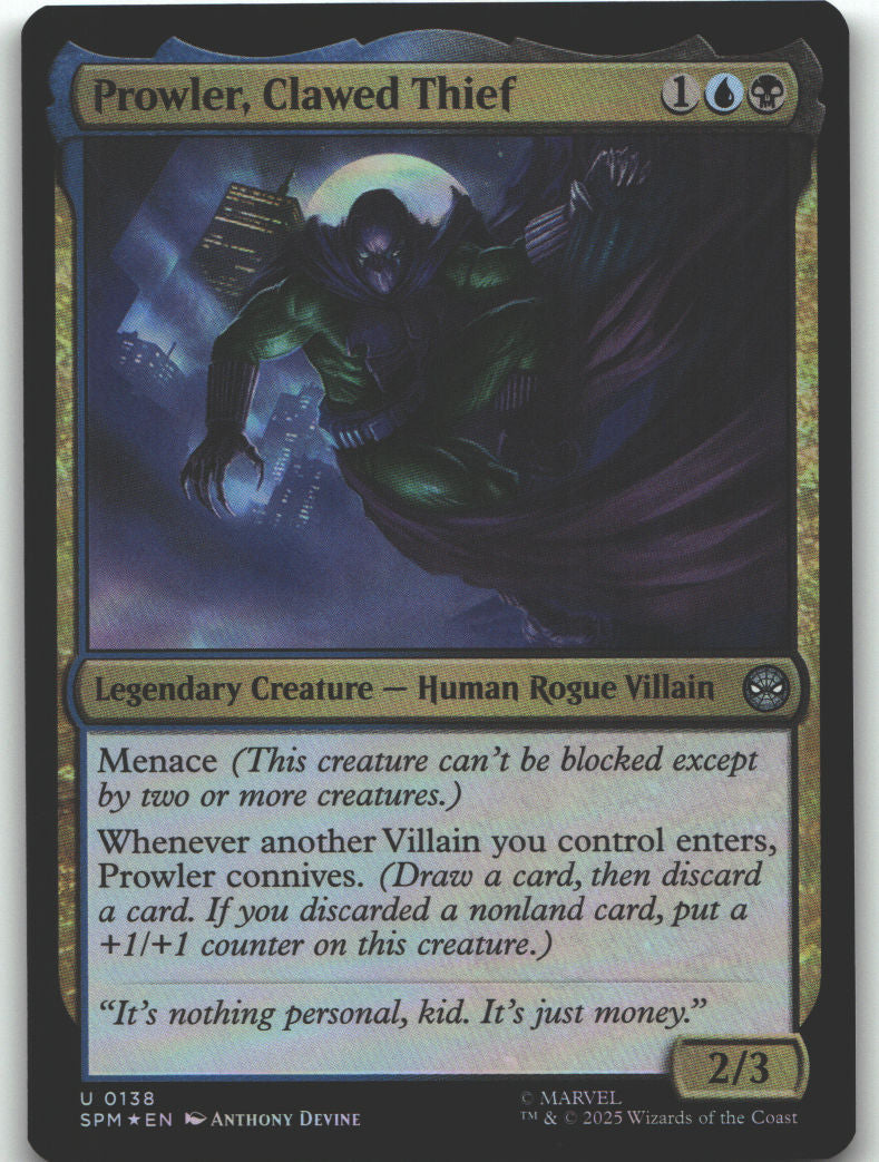 Prowler, Clawed Thief