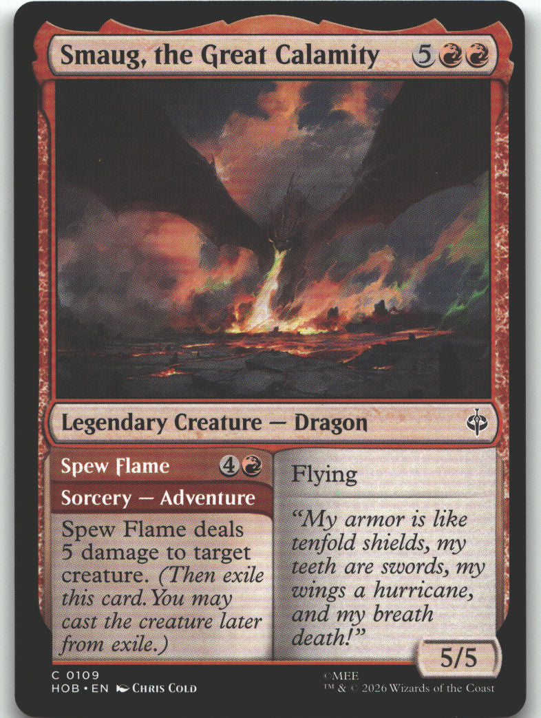Smaug, the Great Calamity
