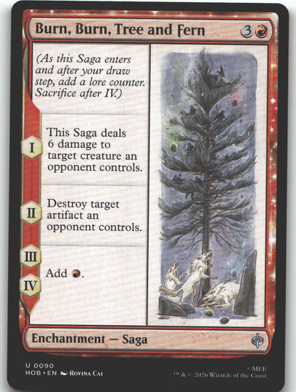 Burn, Burn, Tree and Fern