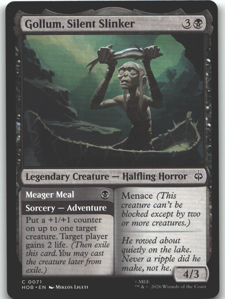 Gollum, Silent Slinker