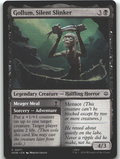 Gollum, Silent Slinker