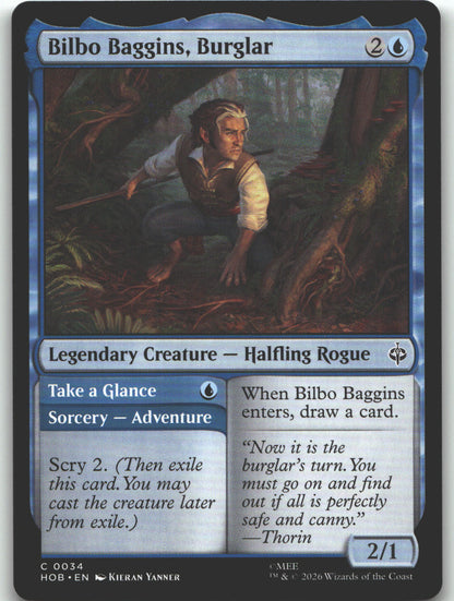 Bilbo Baggins, Burglar
