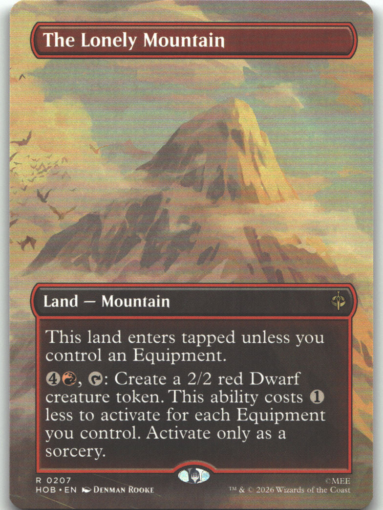 The Lonely Mountain (Borderless) (0207) | Near Mint / English / Normal