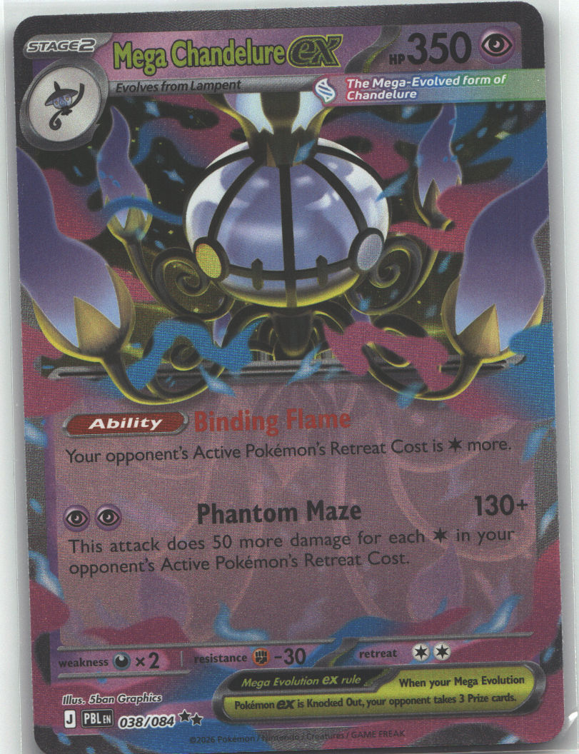 Mega Chandelure ex - 038/084