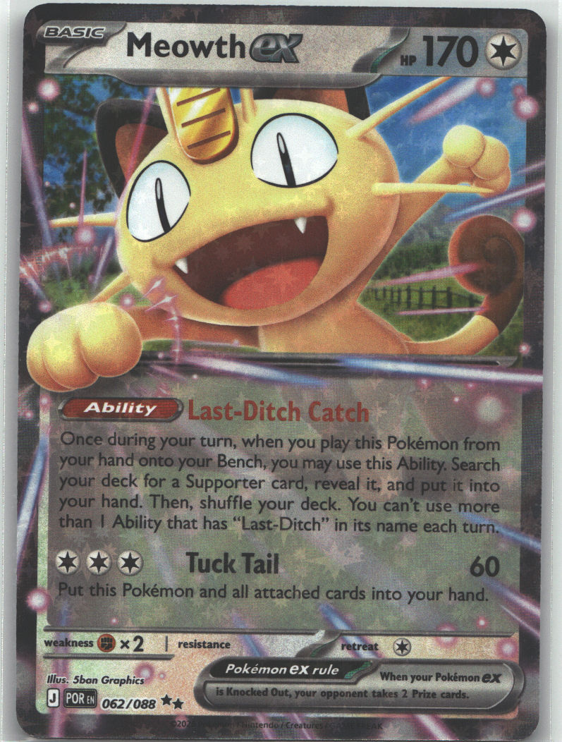 Meowth ex - 062/088