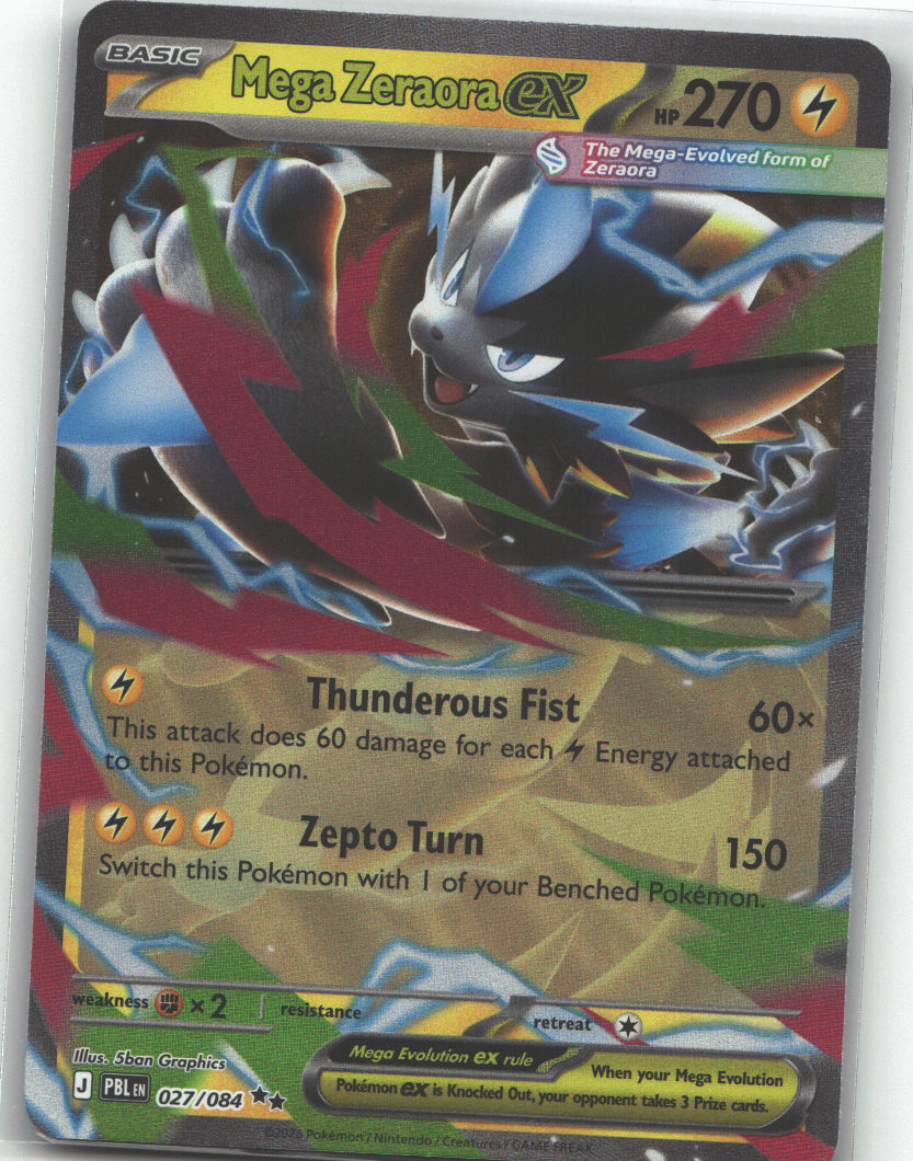 Mega Zeraora ex - 027/084