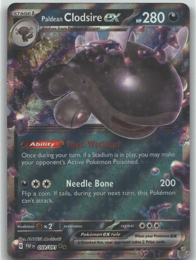 Paldean Clodsire ex - 059/091
