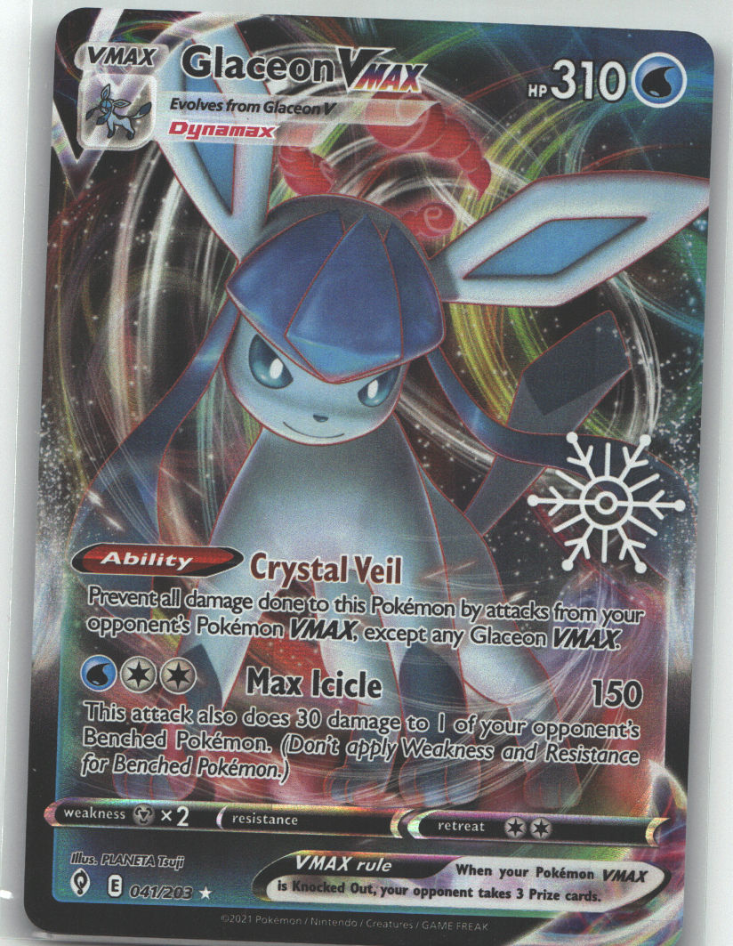 Glaceon VMAX - 041/203 (Holiday Calendar)