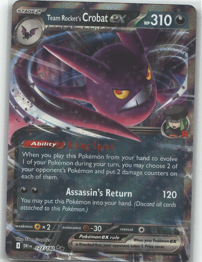 Team Rocket's Crobat ex - 122/182