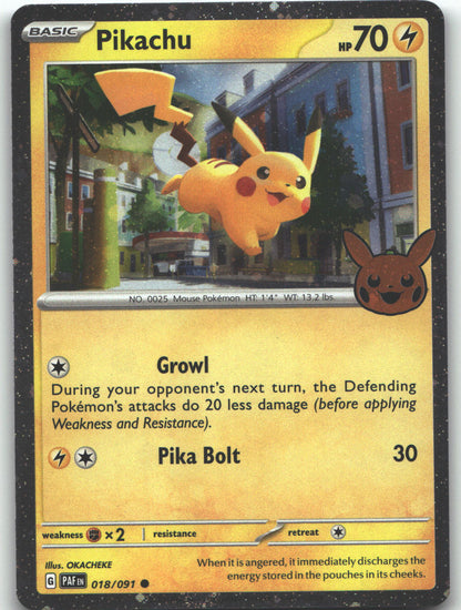 Pikachu - 018/091 (Cosmos Holo)
