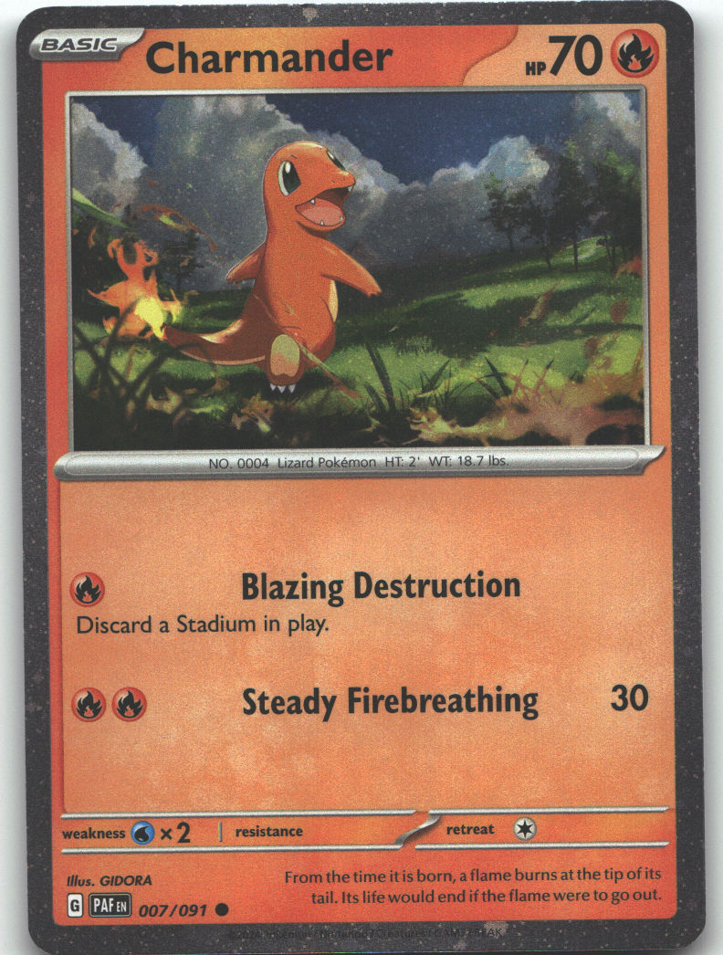 Charmander - 007/091 (Cosmos Holo)
