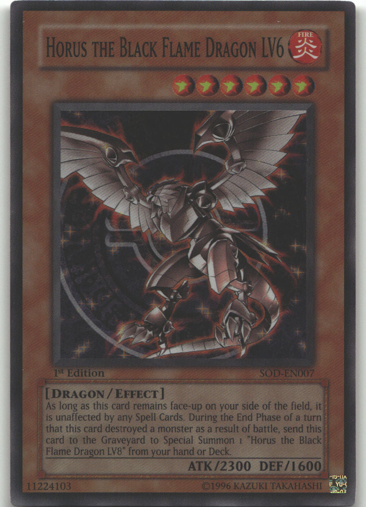 Horus the Black Flame Dragon LV6
