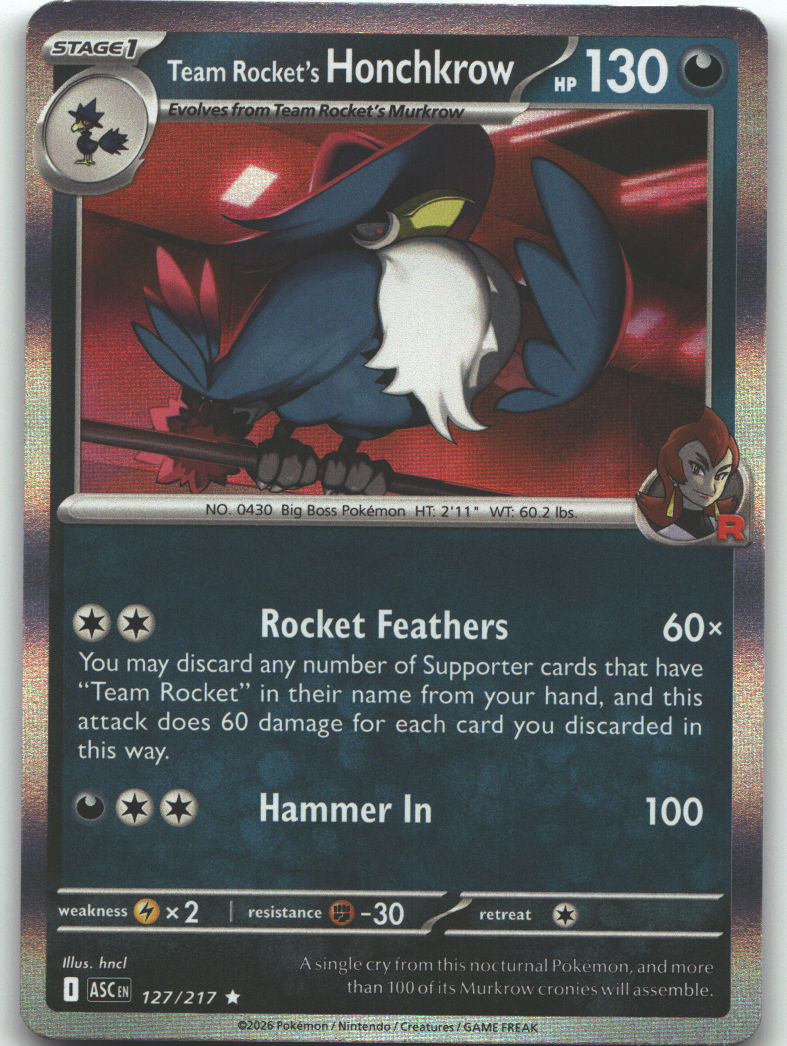 Team Rocket's Honchkrow
