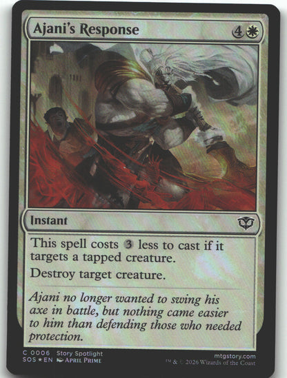 Ajani's Response