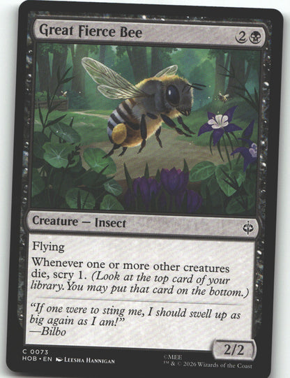 Great Fierce Bee