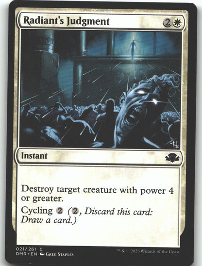 Radiant's Judgment