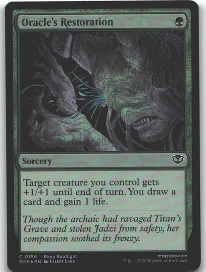 Oracle's Restoration