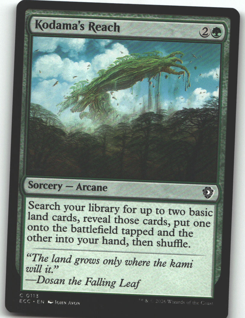 Kodama's Reach