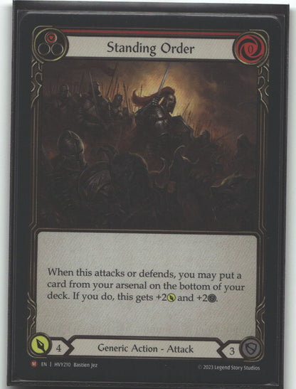 Standing Order