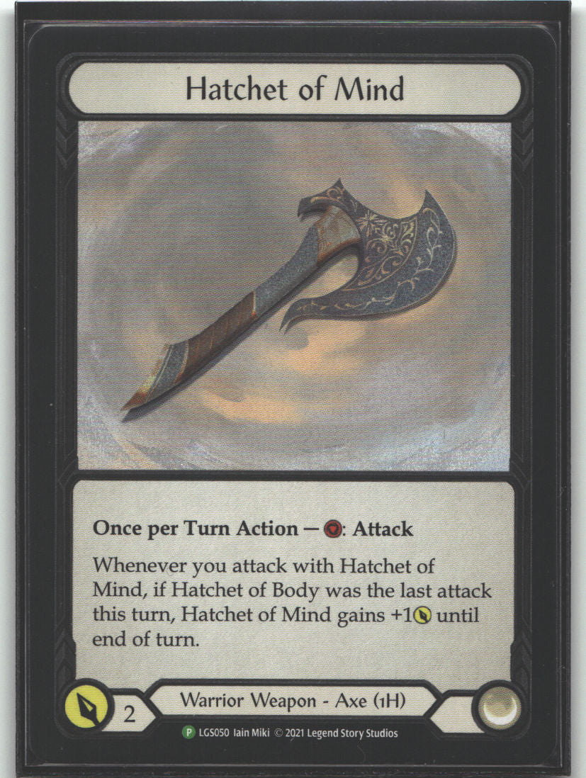Hatchet of Mind - LGS050