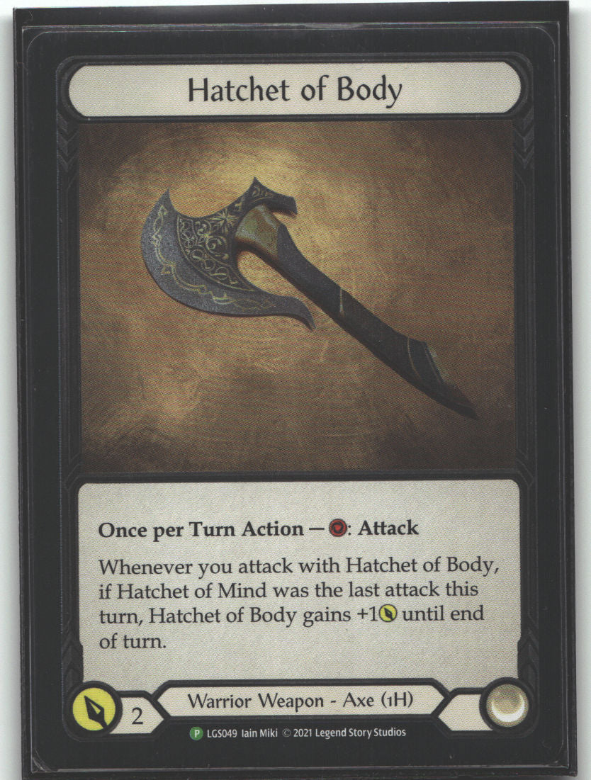 Hatchet of Body - LGS049