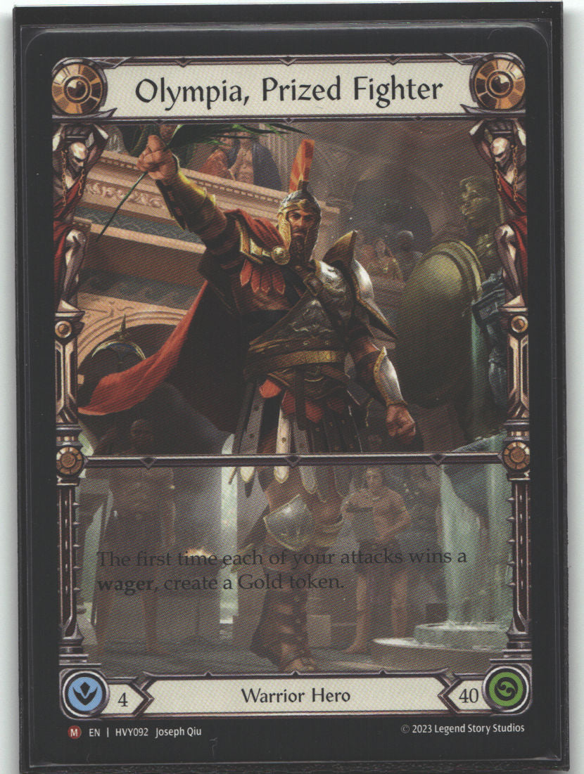 Olympia, Prized Fighter