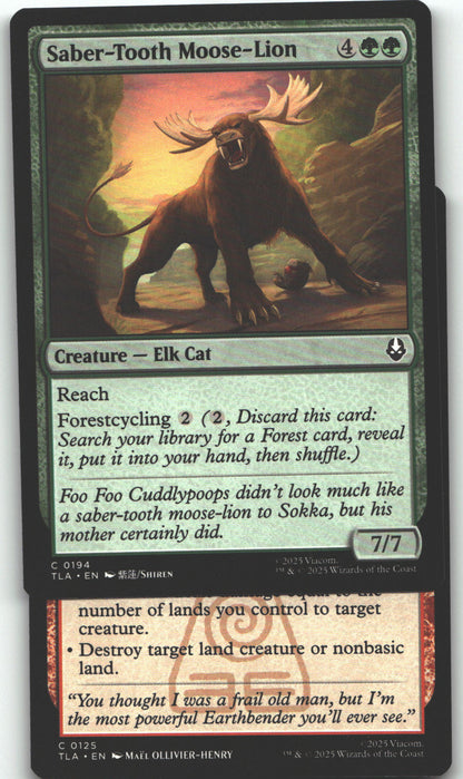 Saber-Tooth Moose-Lion