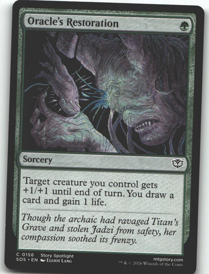 Oracle's Restoration