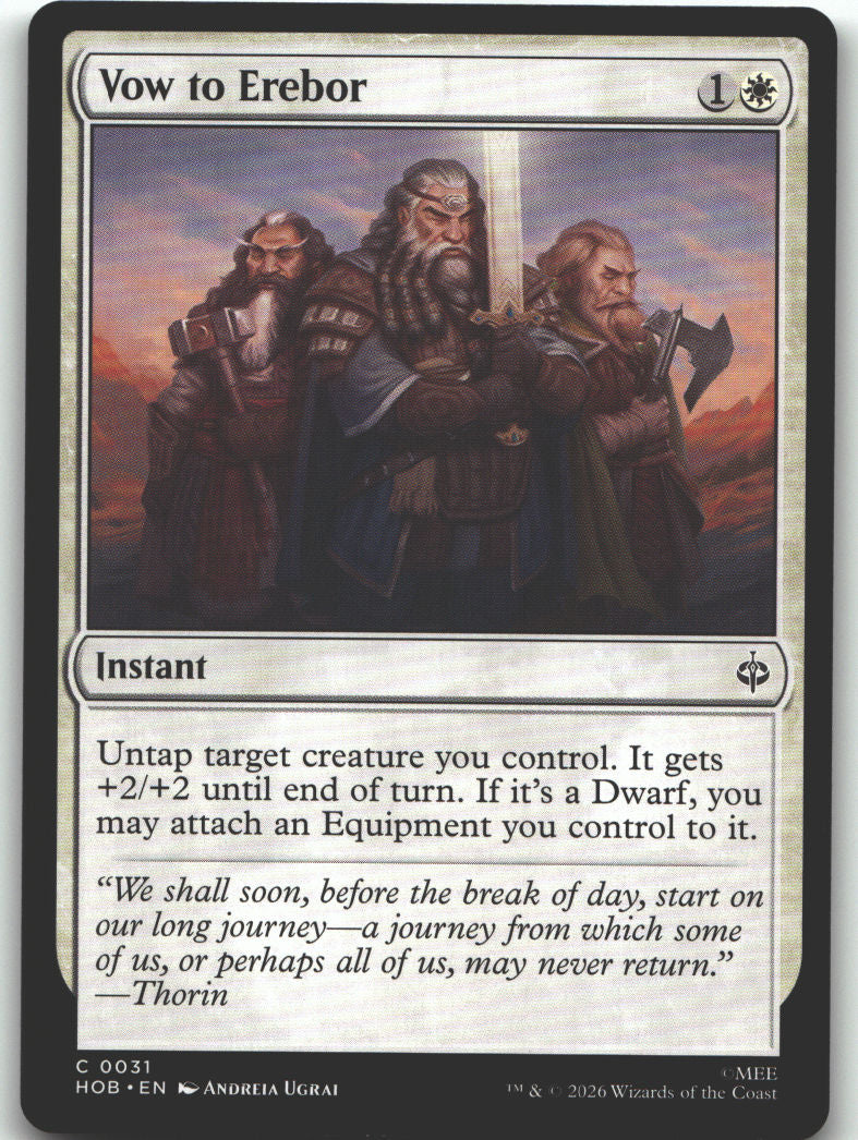 Vow to Erebor