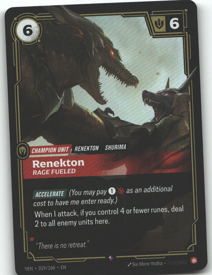Renekton, Rage Fueled