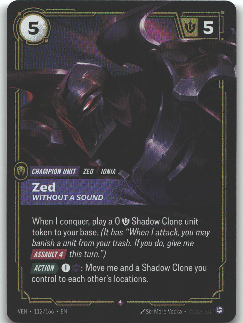 Zed, Without a Sound