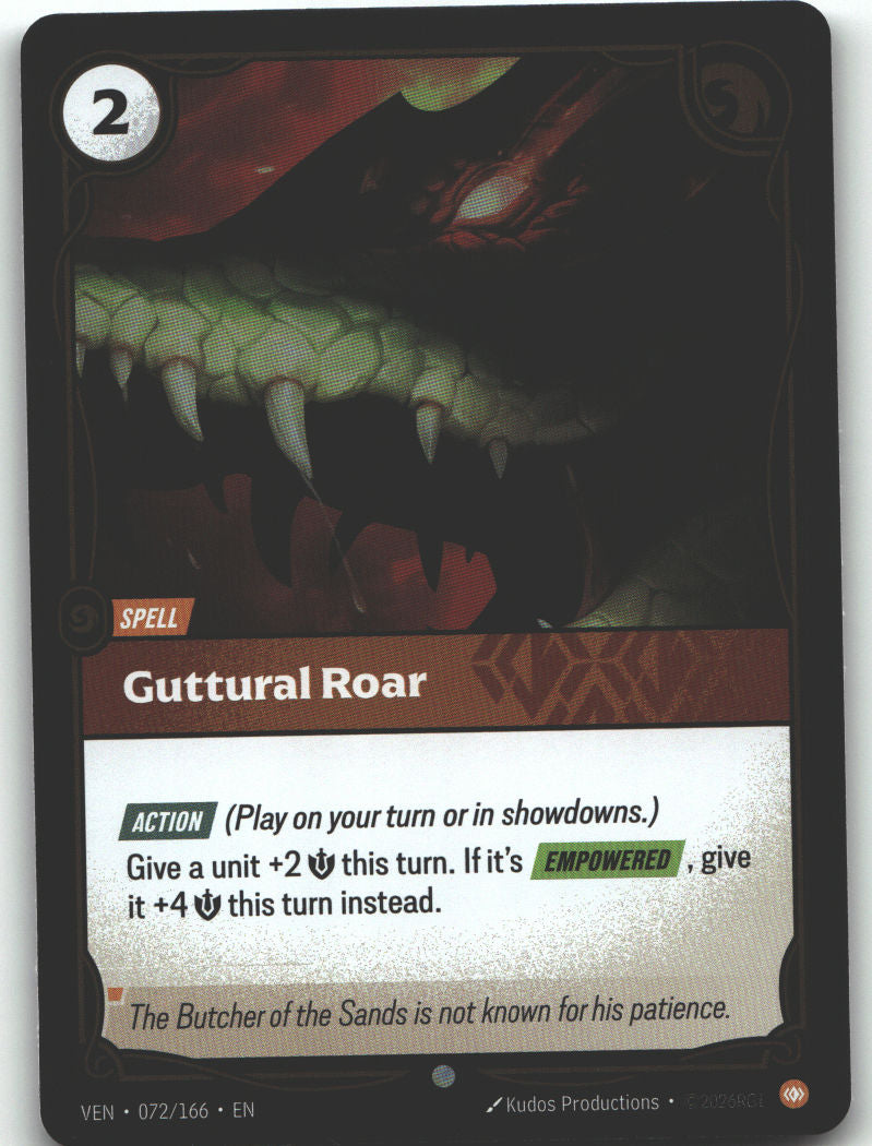 Guttural Roar