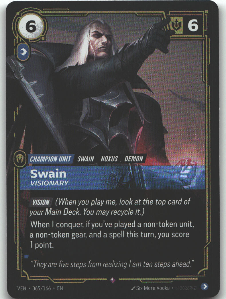 Swain, Visionary