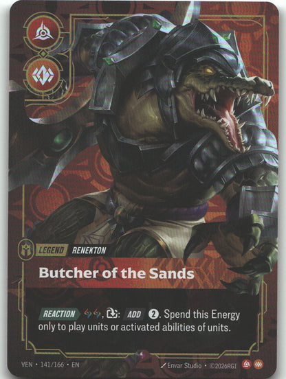 Renekton, Butcher of the Sands